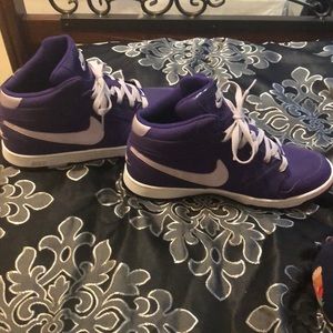 dark purple Nike high tops “2013 special edition”